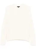 James Perse Cashmere Boucle Mock Neck sweater - White