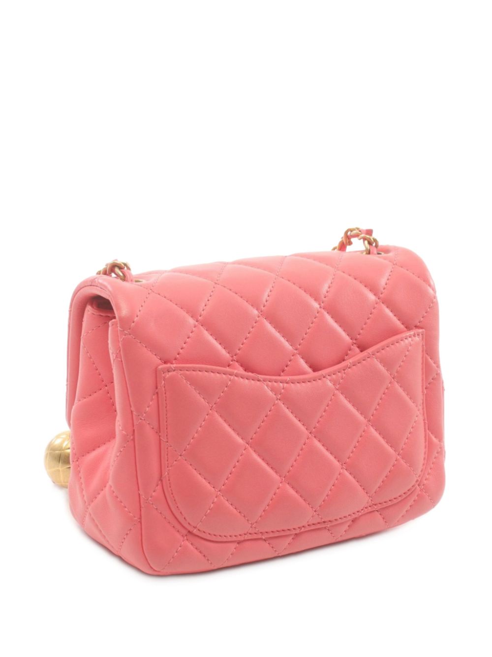 CHANEL Pre-Owned 2020-2021 mini Classic Flap shoulder bag - Roze