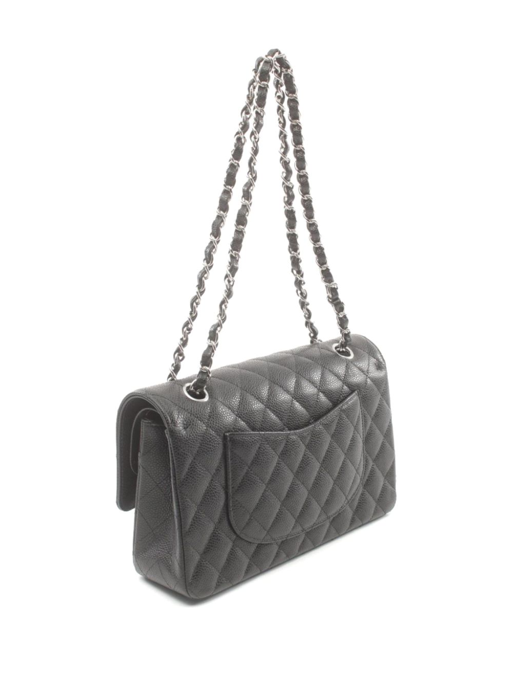 CHANEL Pre-Owned 2021-2022 Interlocking-CC shoulder bag - Zwart