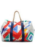 Hermès Pre-Owned 2010s Le Chandeshi Girl beach bag - White