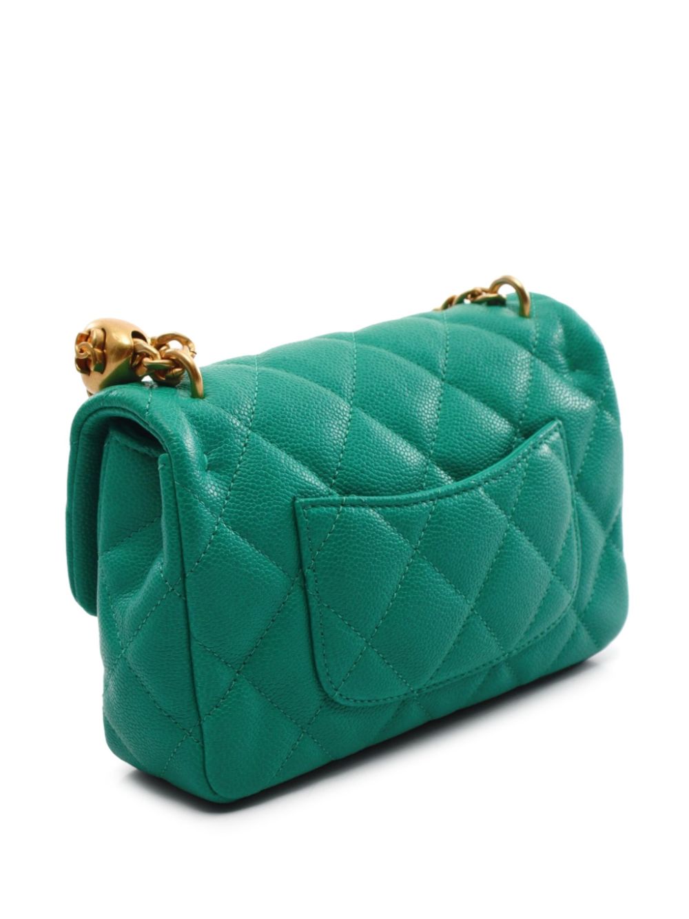 CHANEL Pre-Owned 2021s matelassé shoulder bag - Groen