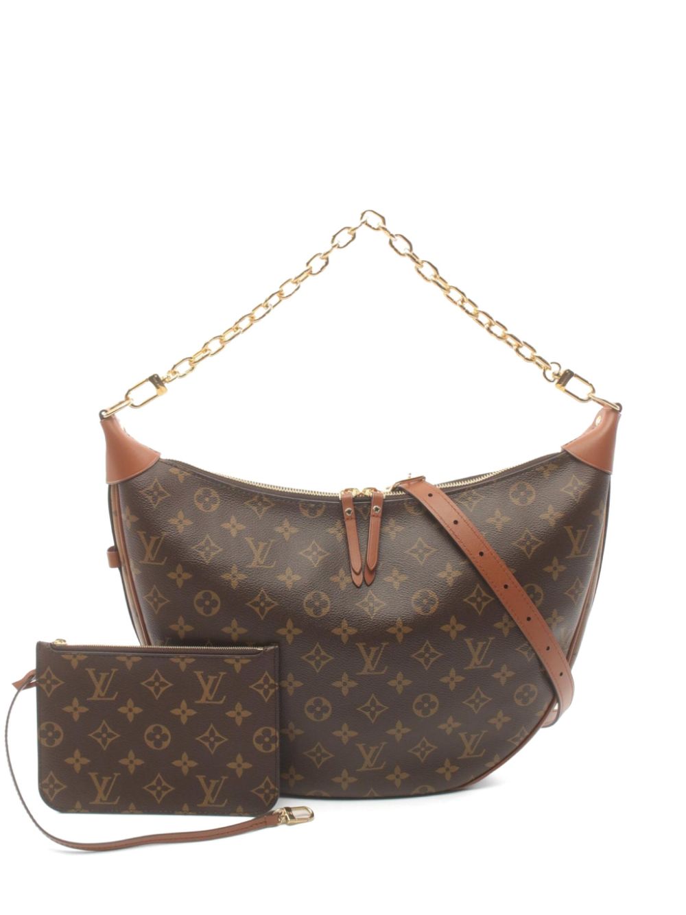 Pre-owned Louis Vuitton Monogram 单肩包（2021年代典藏款） In Brown