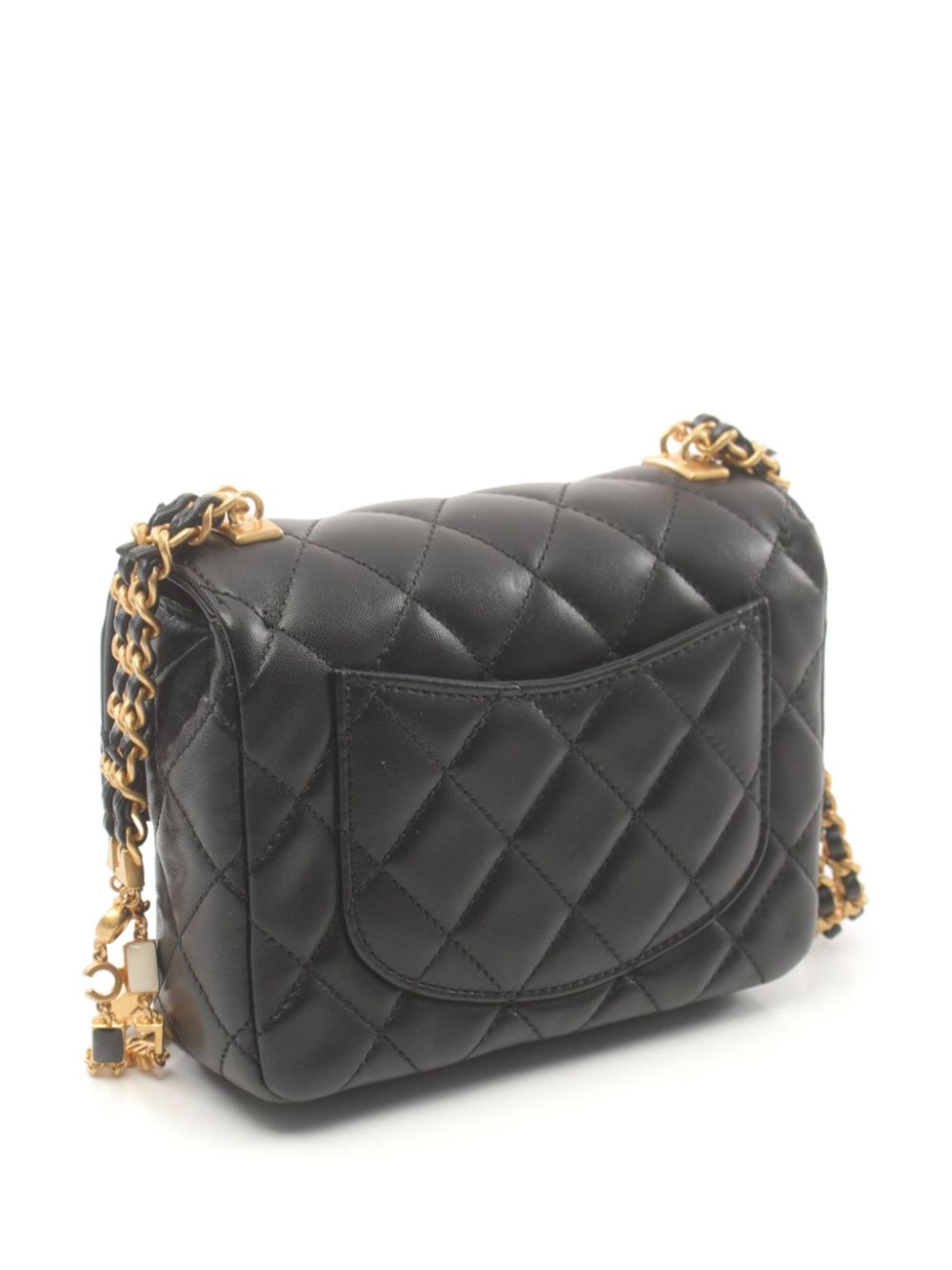 CHANEL Pre-Owned 2021 mini Classic Flap shoulder bag - Zwart