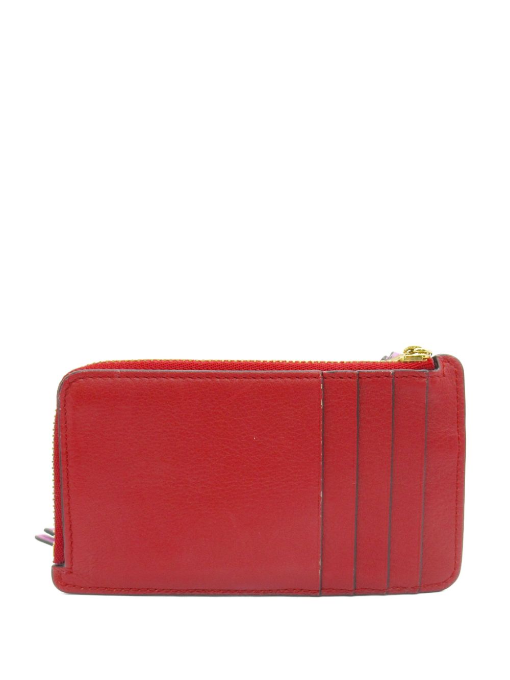 Loewe Pre-Owned 2010s Anagram card holder - Rood