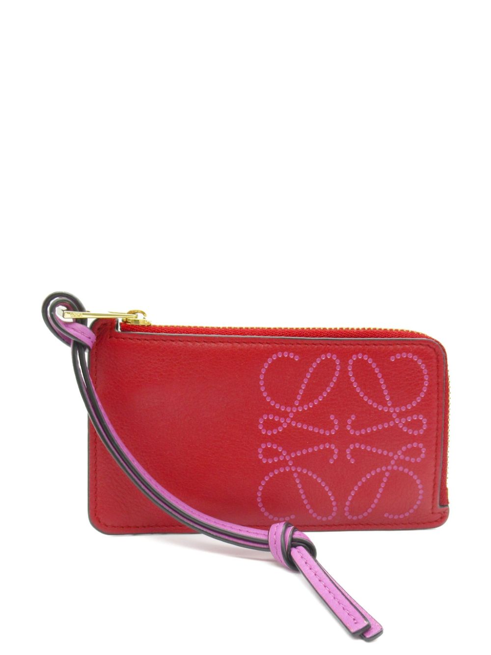 Loewe Pre-Owned 2010s Anagram card holder - Rouge