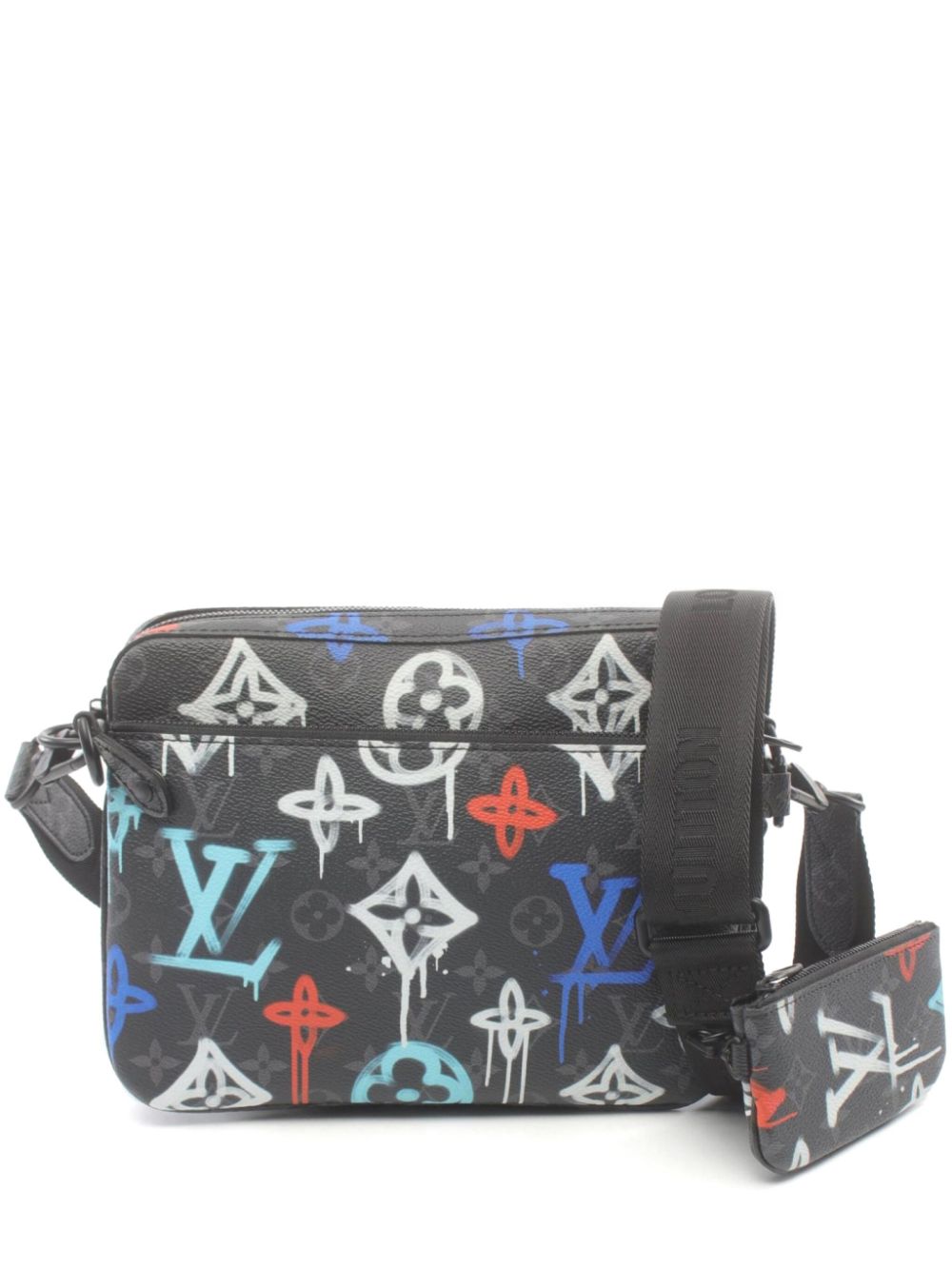 Louis Vuitton Pre-Owned 2021 Trio messenger bag - Black