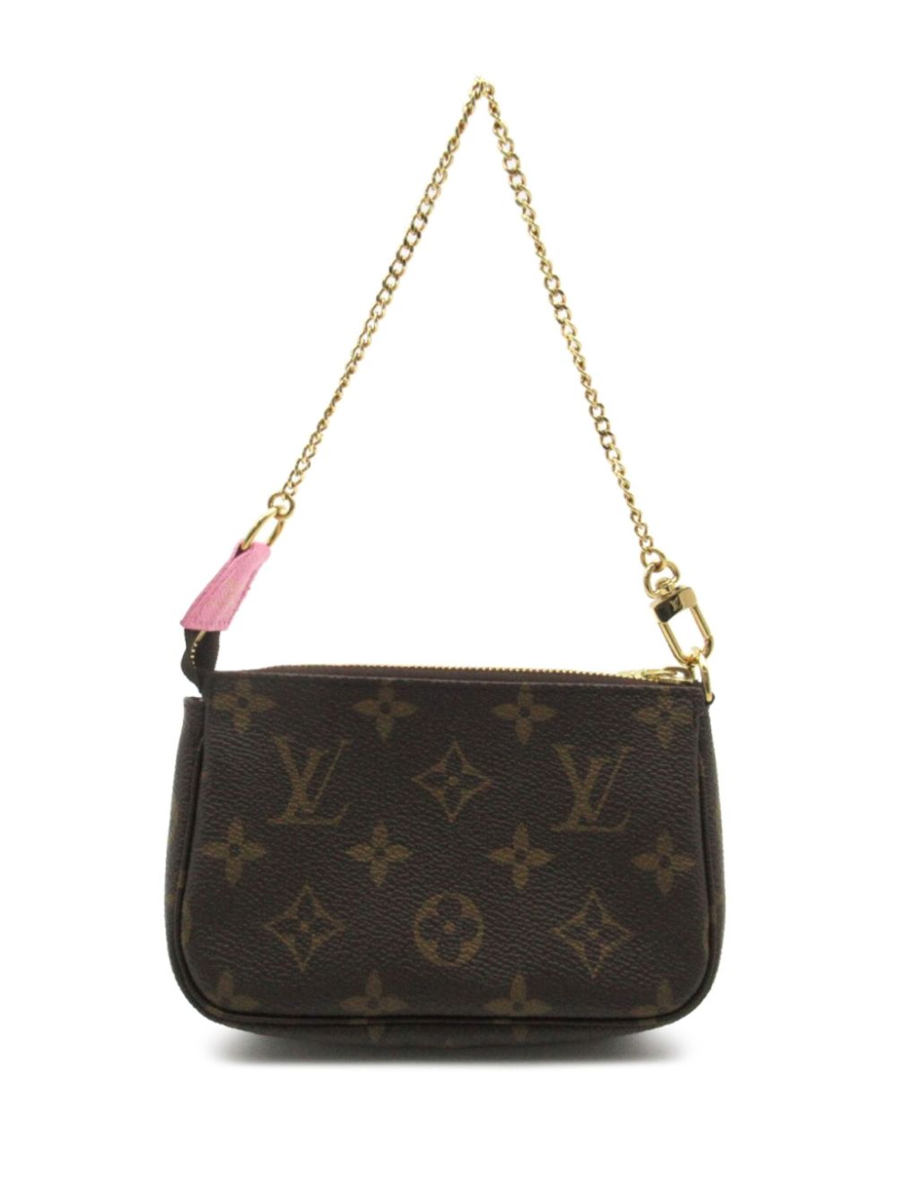 Louis Vuitton Pre-Owned 2022 mini Vivienne pouch bag - Bruin