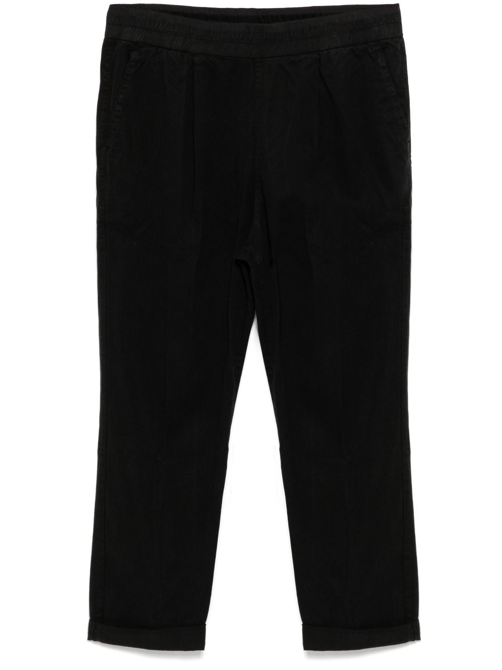 James Perse Cellulose Cotton Stretch tapered pants - Black