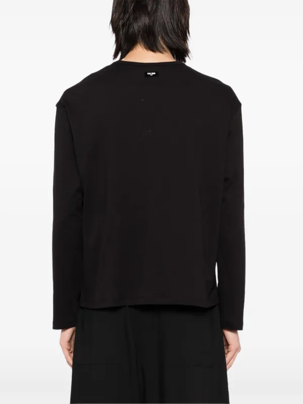 TEAM WANG Design Choices Henley T-shirt | Black | FARFETCH