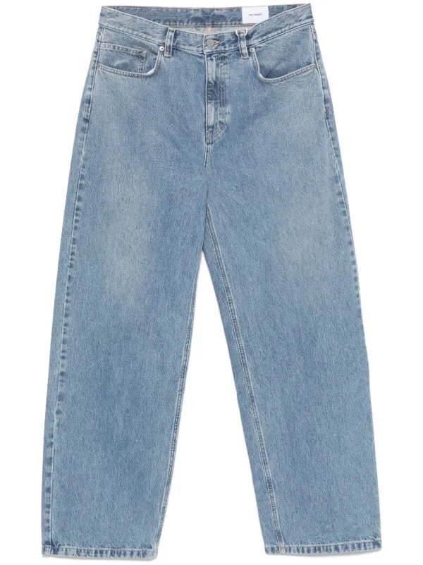 【関税込み】Axel Arigato ブルー パッチ カーゴジーンズ Axel Arigato ロゴ ジーンズ | ブルー | FARFETCH JP