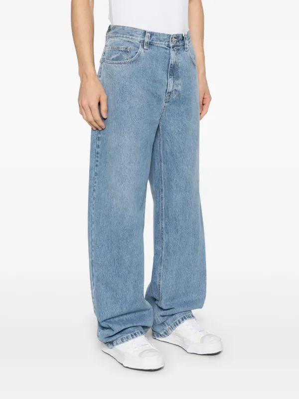 【関税込み】Axel Arigato ブルー パッチ カーゴジーンズ Axel Arigato ロゴ ジーンズ | ブルー | FARFETCH JP