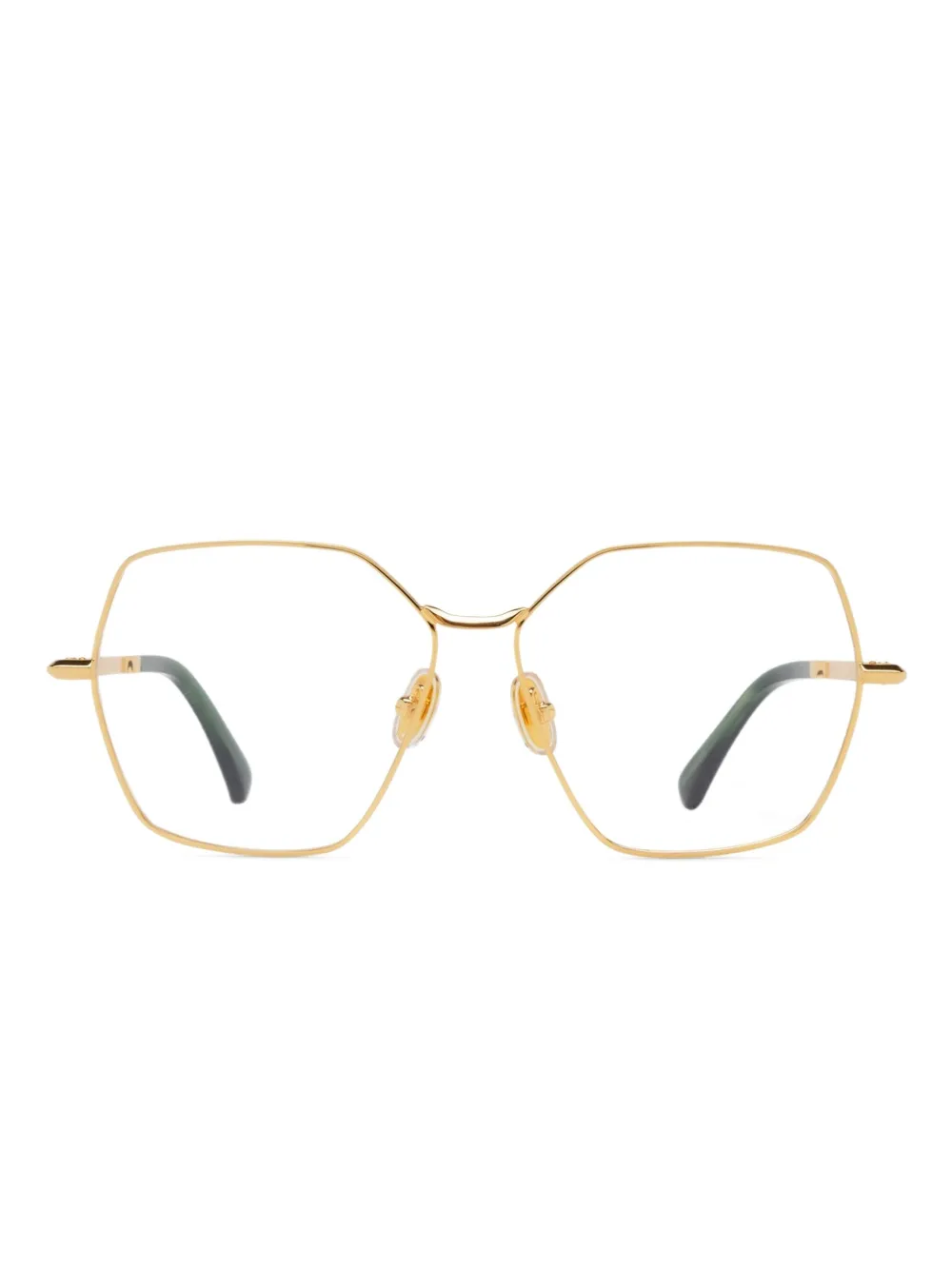 Max Mara Eyewear Occhiali geometrici - Oro