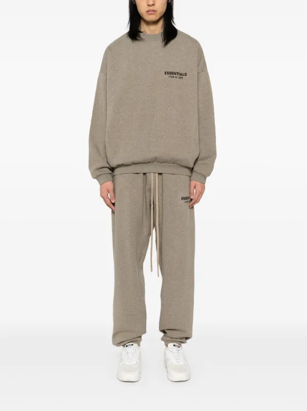FEAR OF GOD ESSENTIALS Crew Neck Sweater | Grey | FARFETCH