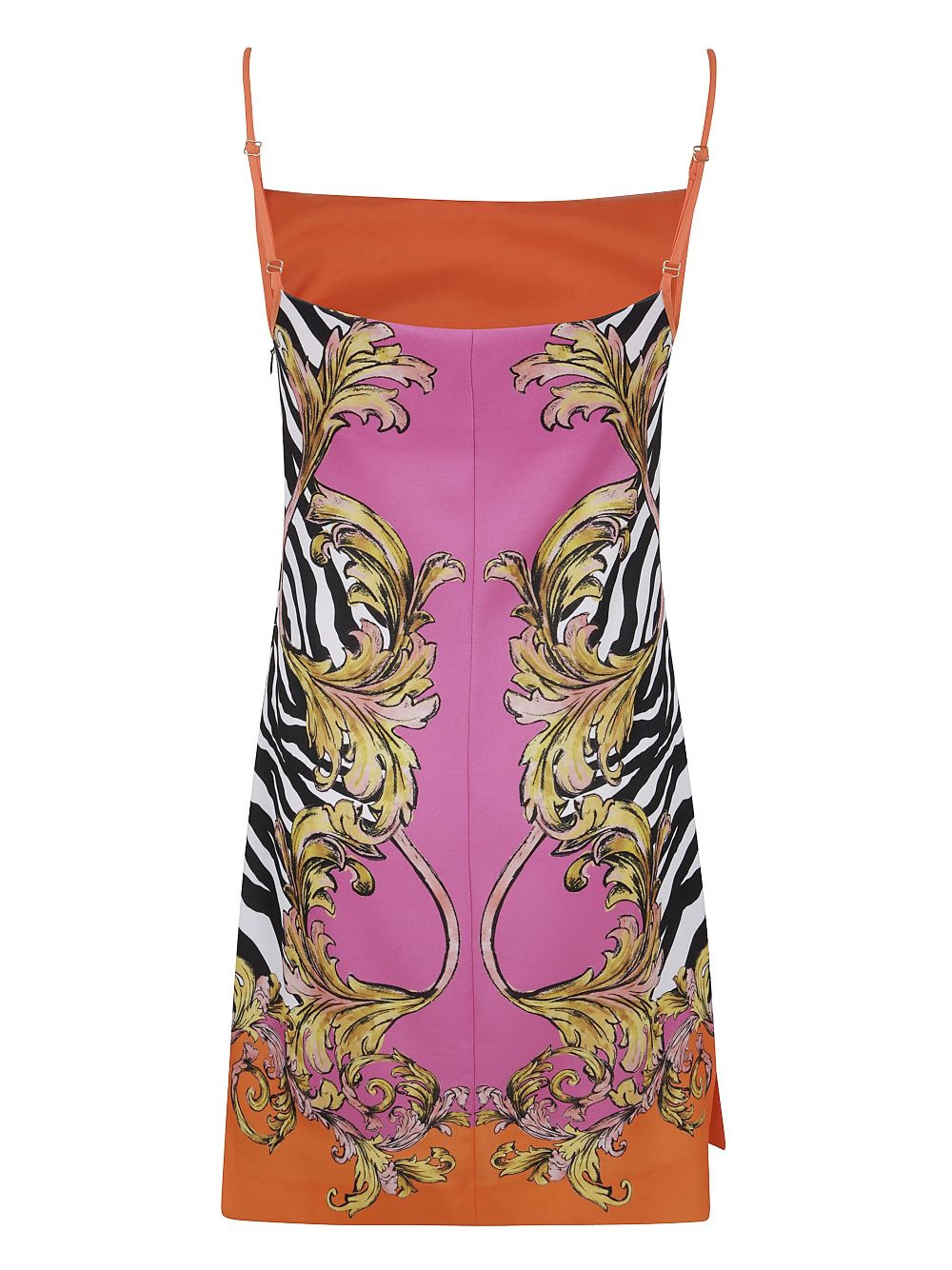 Versace Jeans Couture Outline Barocco mini dress - Roze