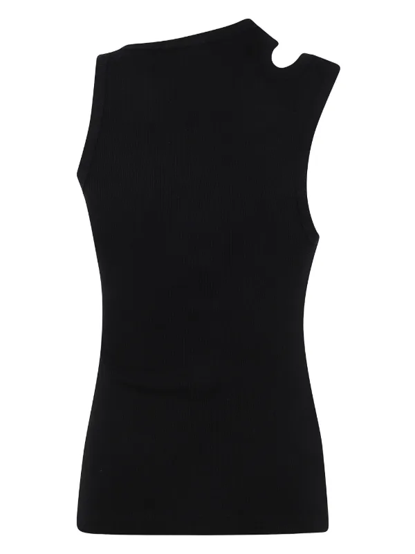 Versace Jeans Couture バロック バックル タンクトップ | ブラック