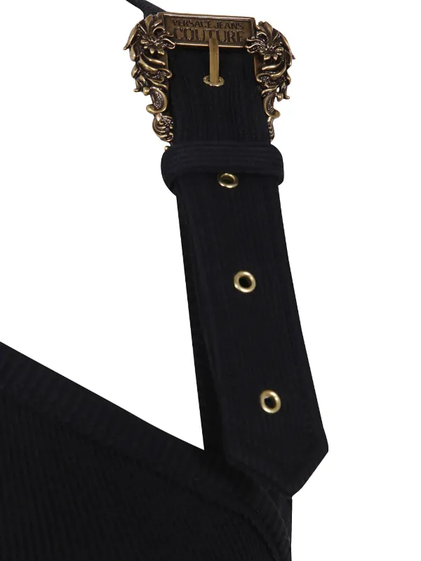 Versace Jeans Couture バロック バックル タンクトップ | ブラック