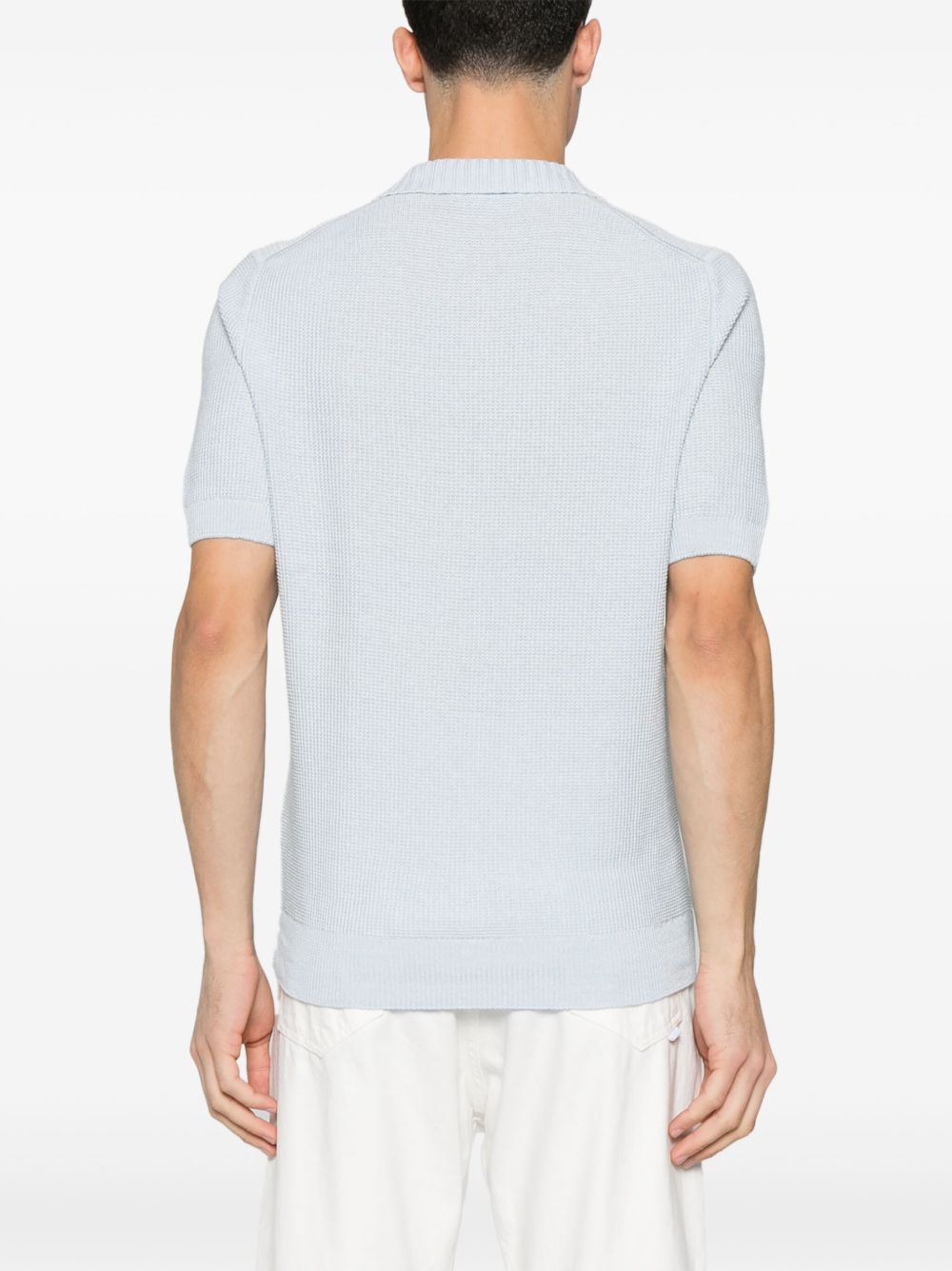 TAGLIATORE KNITTED POLO SHIRT