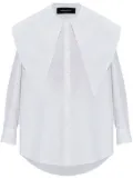 Fabiana Filippi oversized collar shirt - White