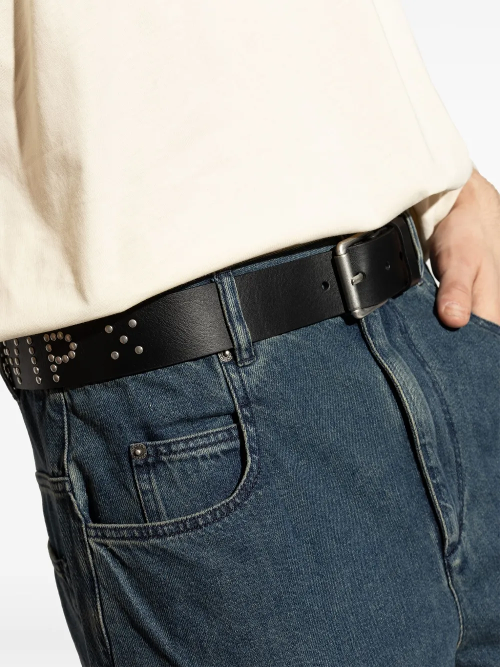 Carhartt WIP スタッズ レザーベルト | ブラック | FARFETCH JP Carhartt WIP スタッズ レザーベルト | ブラック | FARFETCH JP
