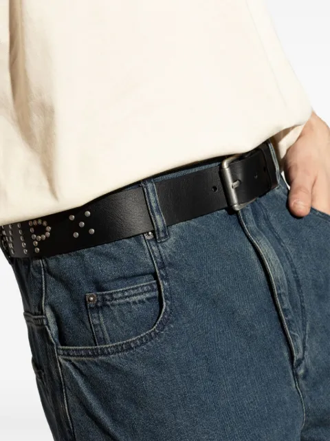 Carhartt WIP studded leather belt I034422 - 3