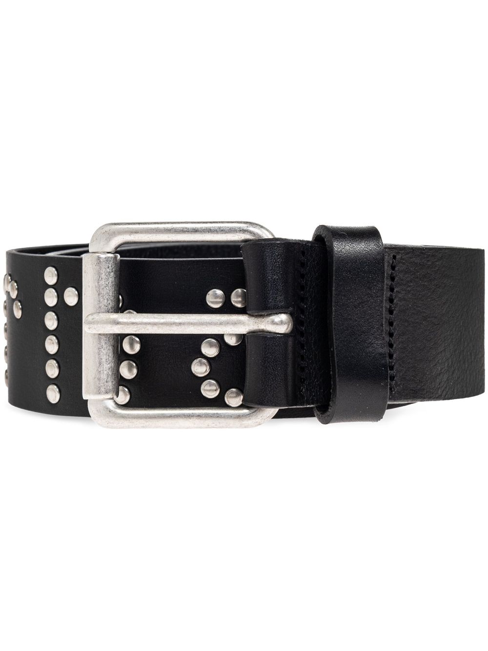 studded leather belt