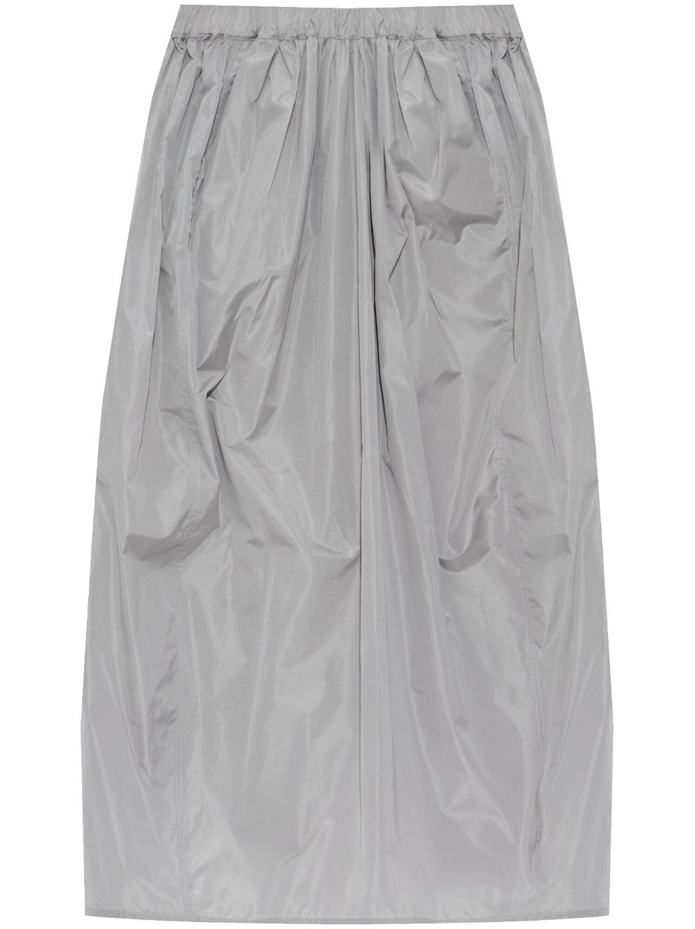 Fabiana Filippi pleat-detailing midi skirt - Grey