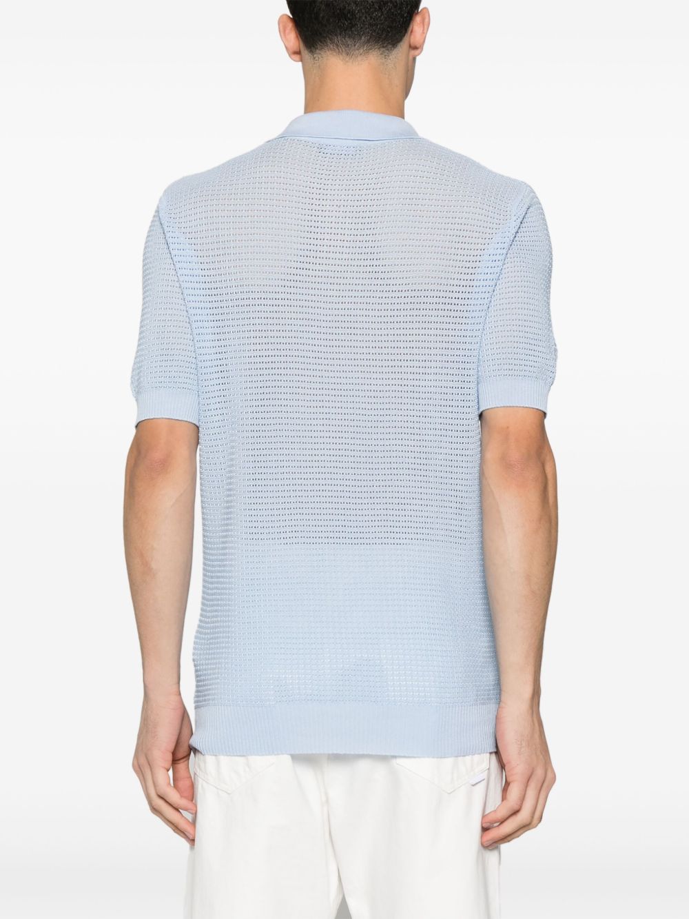 TAGLIATORE KNITTED POLO SHIRT