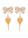 Ottolinger Bow Pearl earrings - Gold