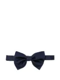 Tagliatore textured bow tie - Blue