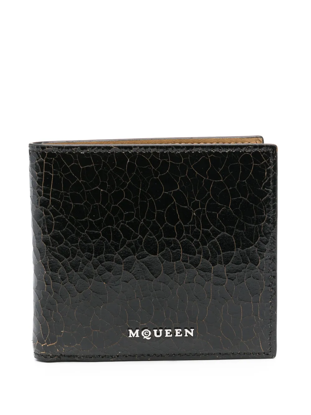 Alexander McQueen logo-lettering card holder | Black | Image 1