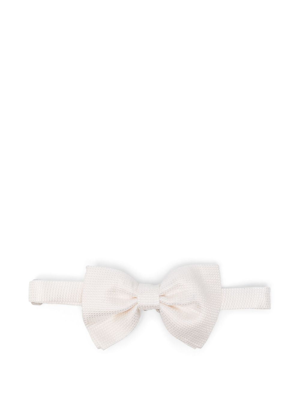 Tagliatore Textured Bow Tie In Metallic