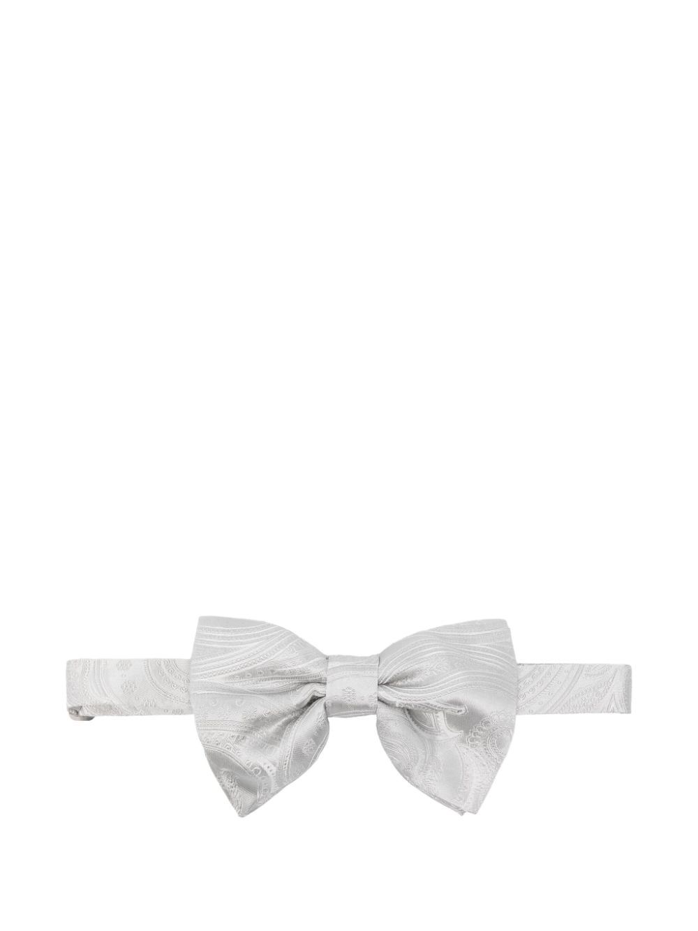 TAGLIATORE PAISLEY-JACQUARD BOW TIE