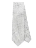 Tagliatore patterned-jacquard tie - White