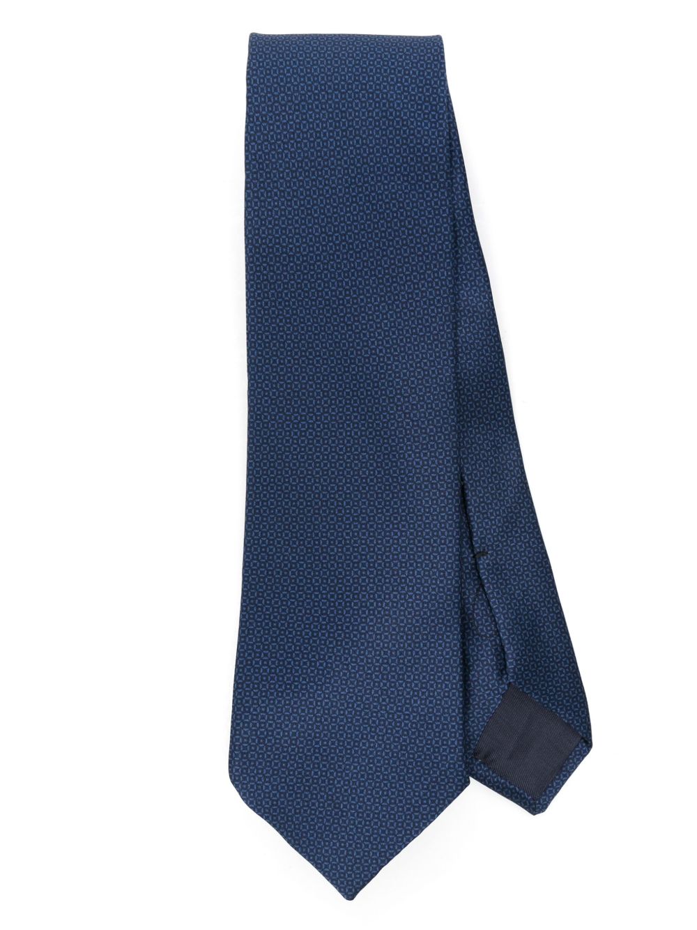 TAGLIATORE PATTERNED-JACQUARD TIE