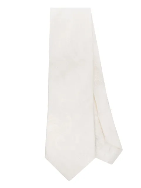 Tagliatore corbata con motivo de cachemira en jacquard