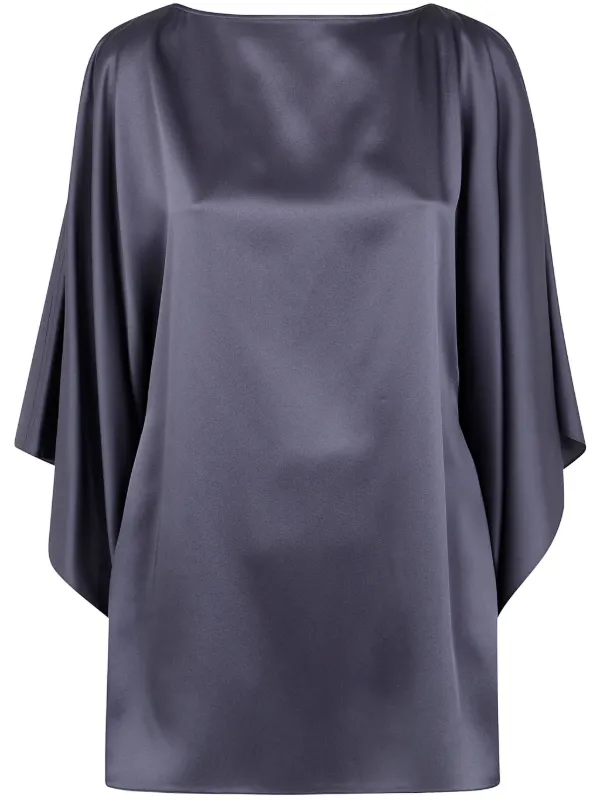 Lanvin Lightweight Kaftan Top in Grey
