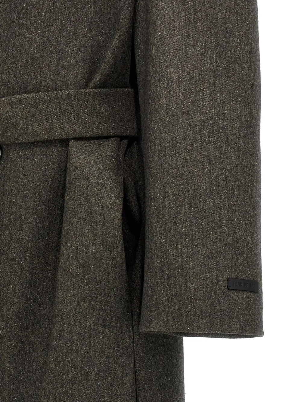 Fear Of God Kraagloze jas Groen