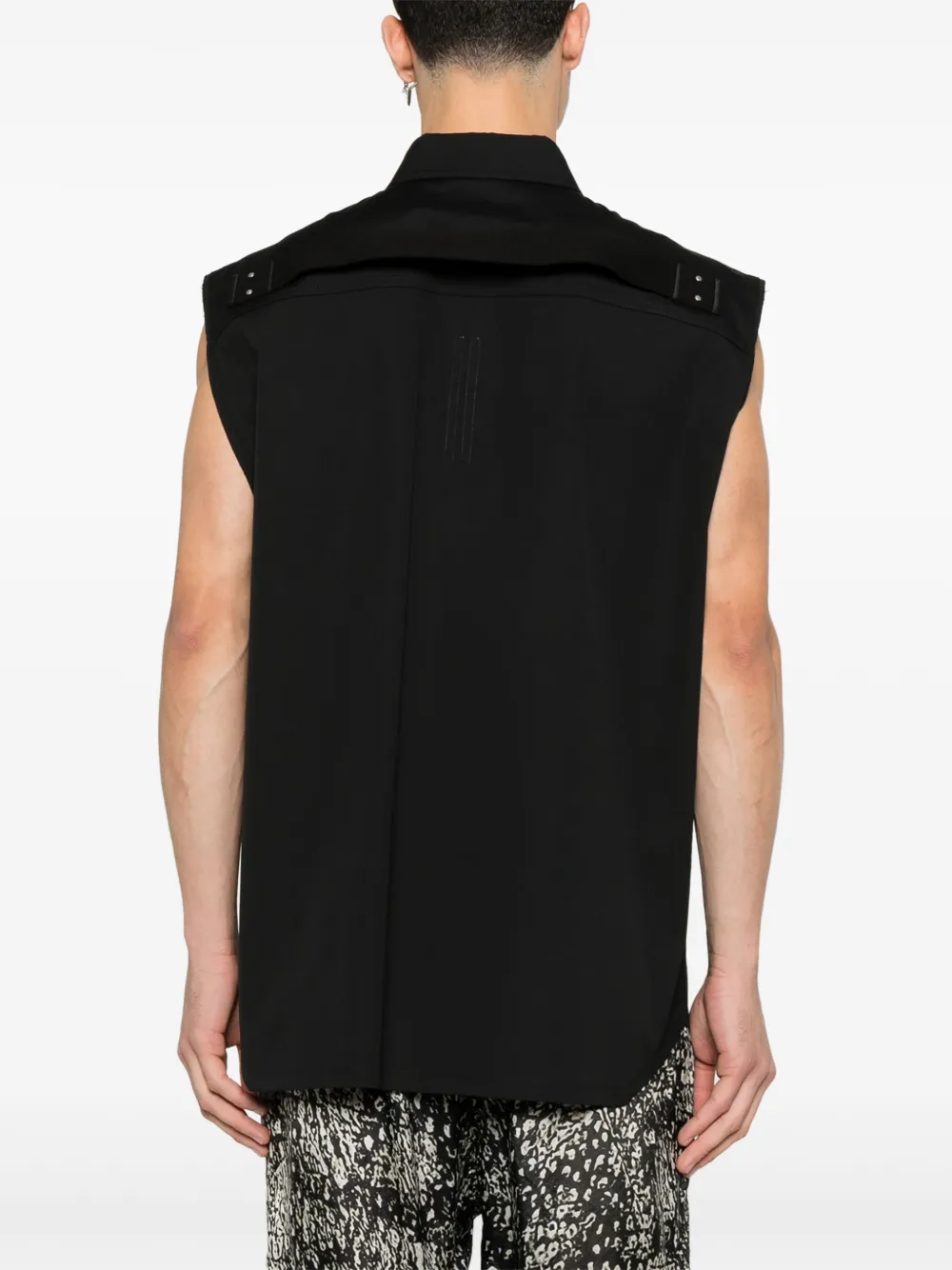Rick Owens Jumbo SL gilet Zwart
