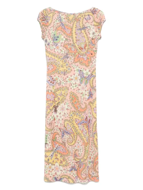 ETRO floral print midi dress