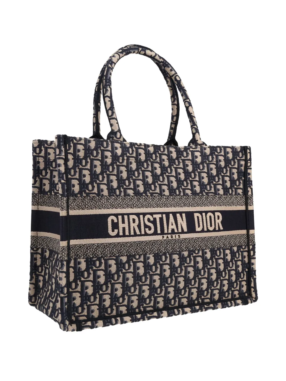 Pre-owned Dior Book Tote Bag In Blue