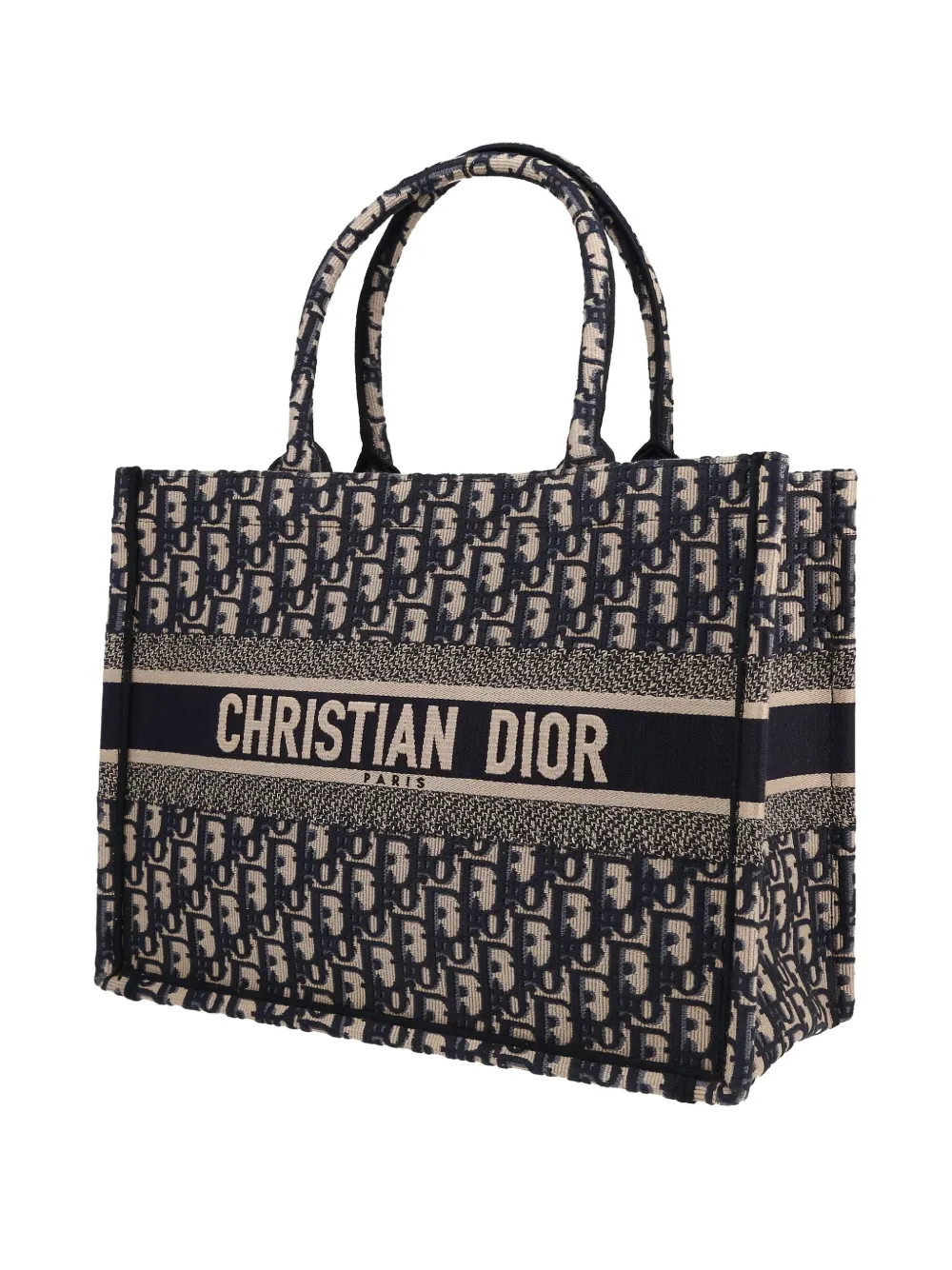 Pre-owned Dior Book Tote Bag In Blue