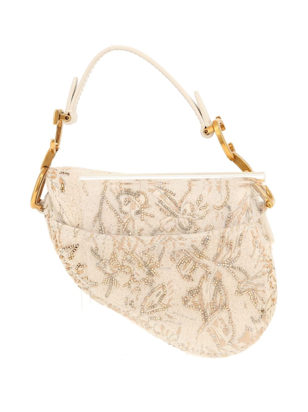 Christian Dior Pre-Owned 2020s mini Saddle shoulder bag - Beige