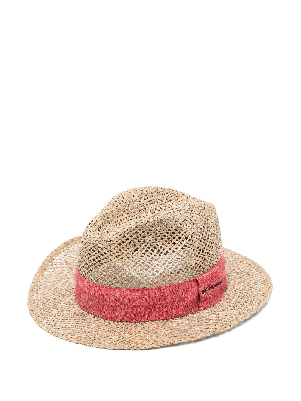 Kiton straw sun hat - Neutrals