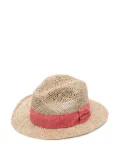 Kiton straw sun hat - Neutrals