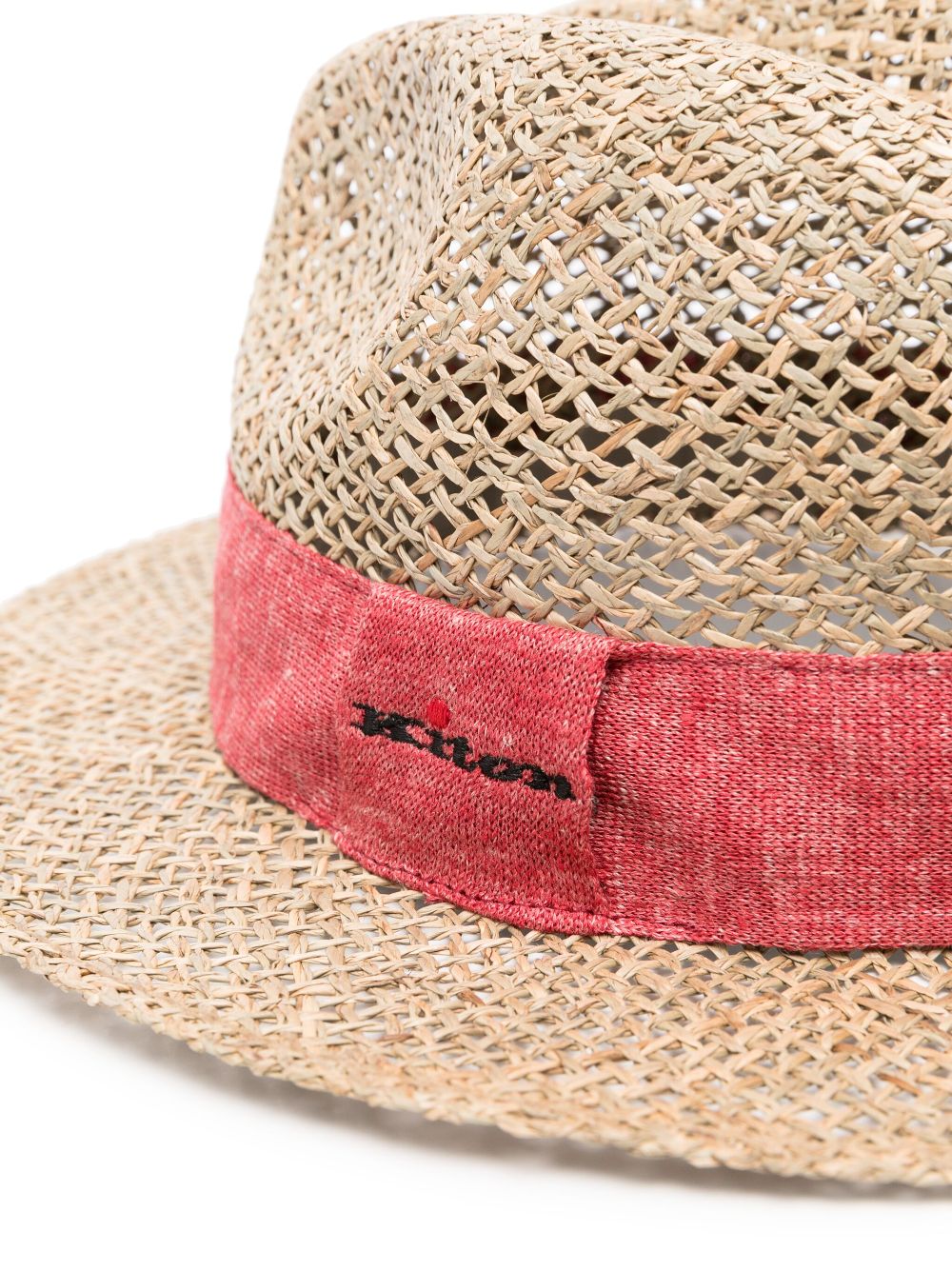 Kiton straw sun hat - Neutrals