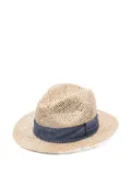 Kiton straw sun hat - Neutrals