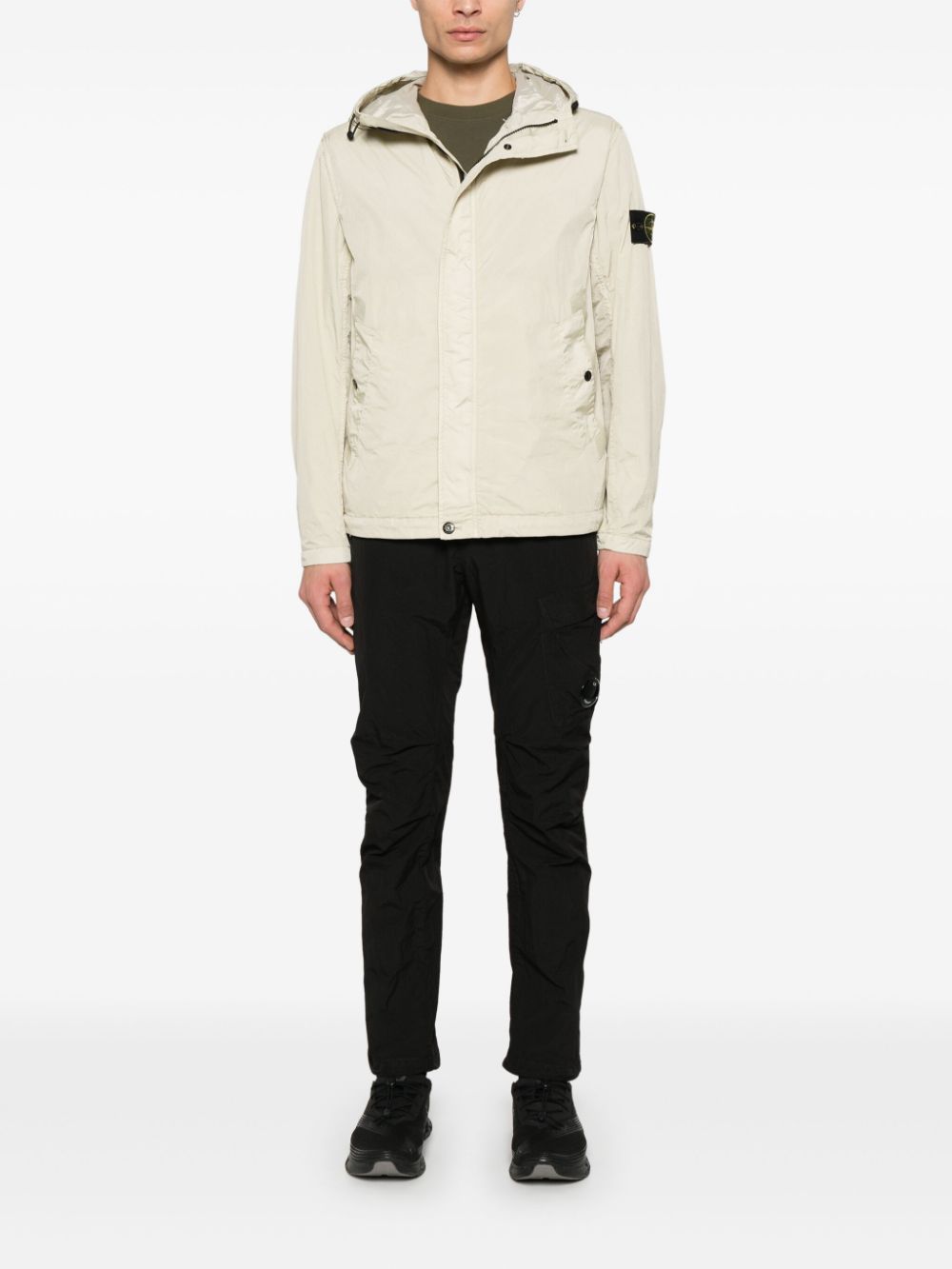 Stone Island Compass-badge jacket - Beige