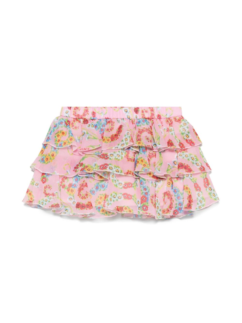 Versace Kids Barroco Flowers skirt - Roze