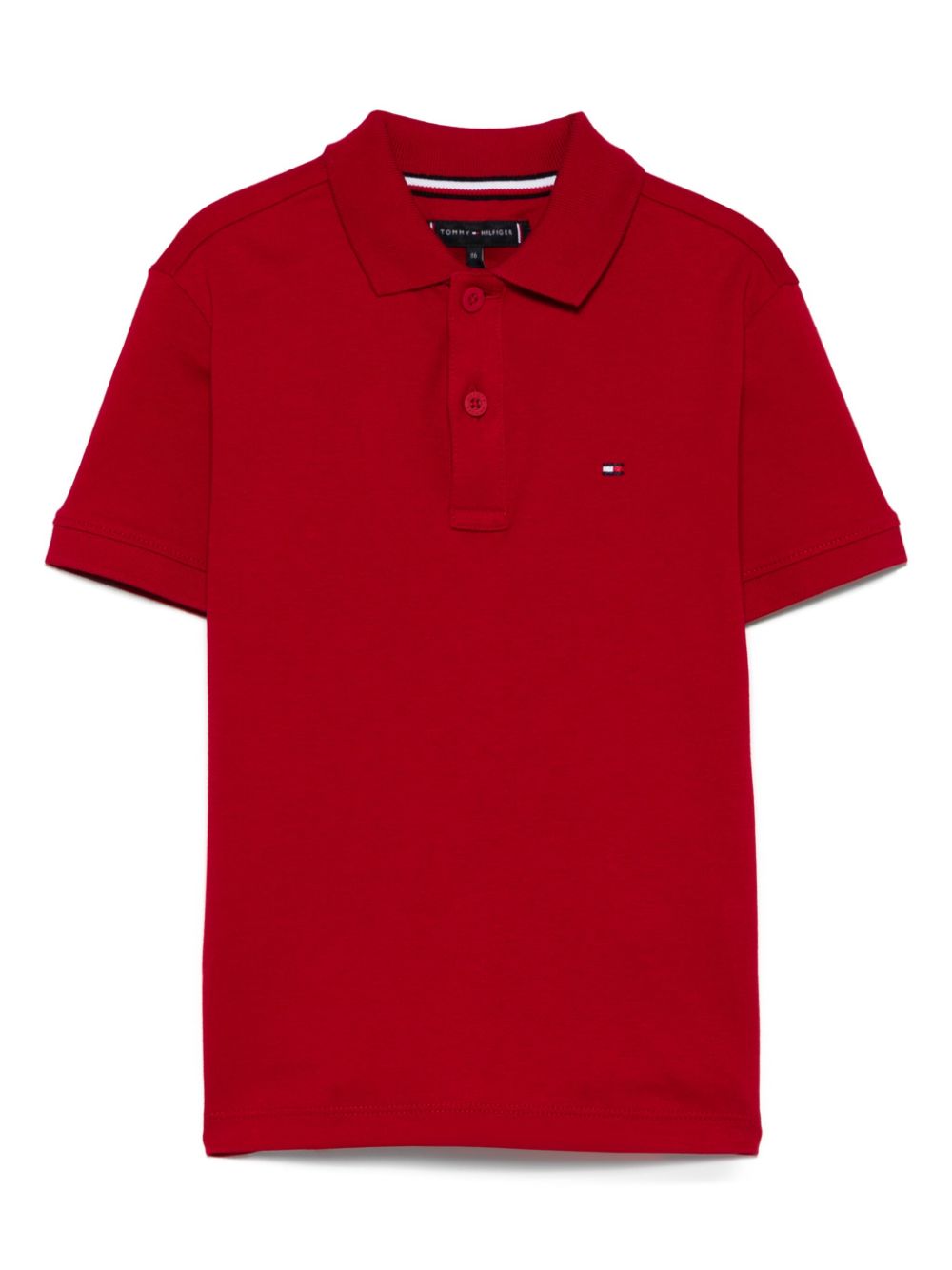 Tommy Hilfiger Junior logo-embroidered polo shirt