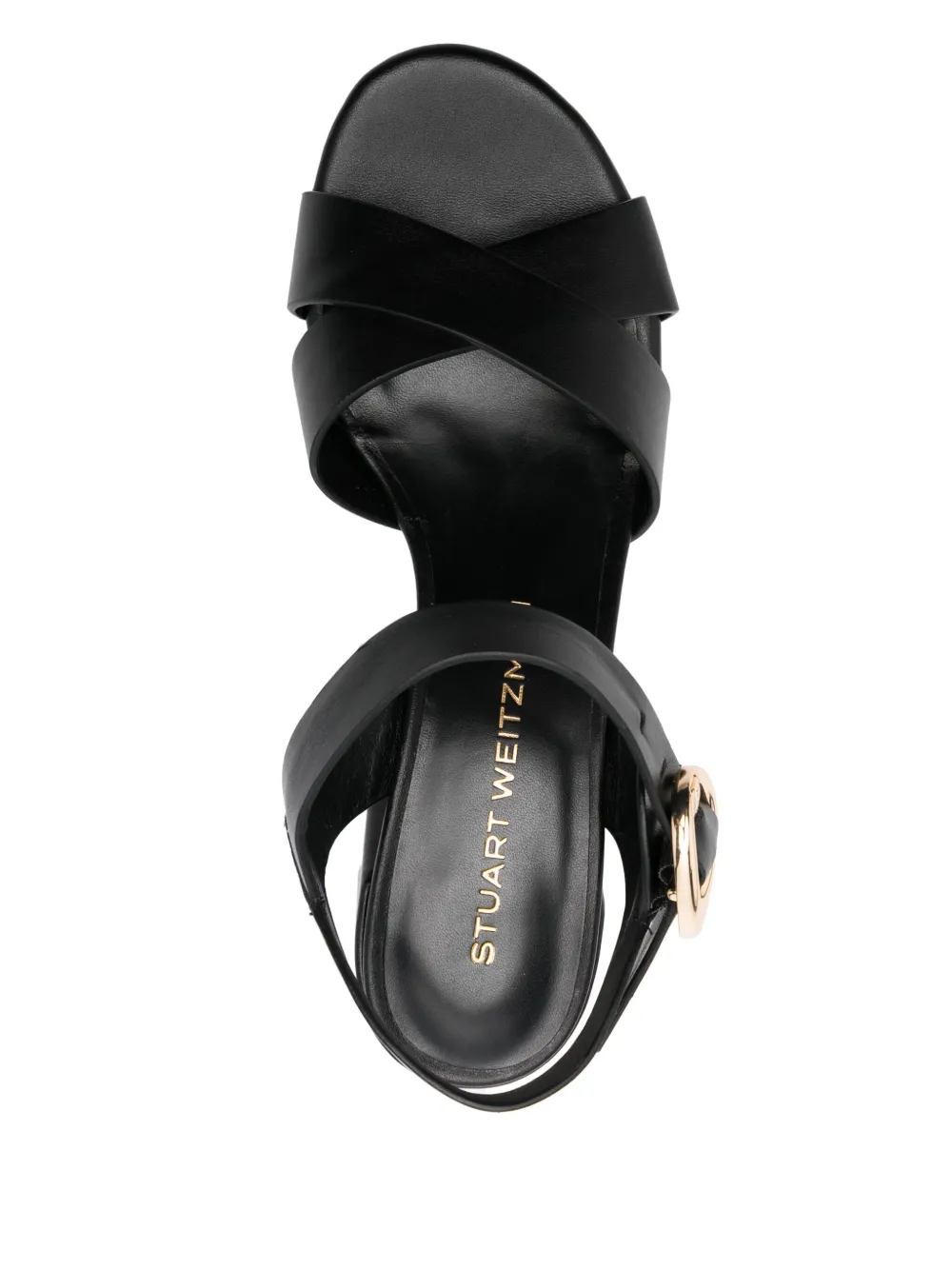 Stuart Weitzman 70mm Benni sandals Black